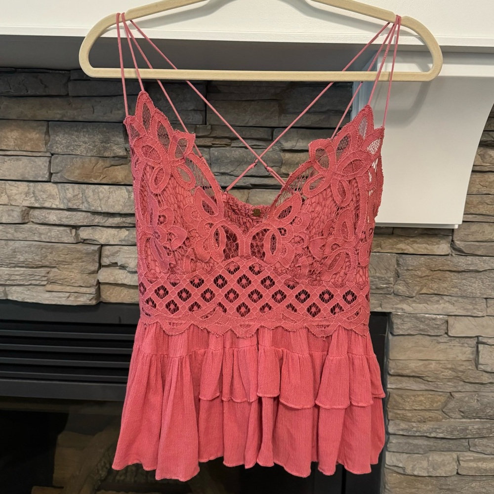 Free People Adella Cami top Size Large